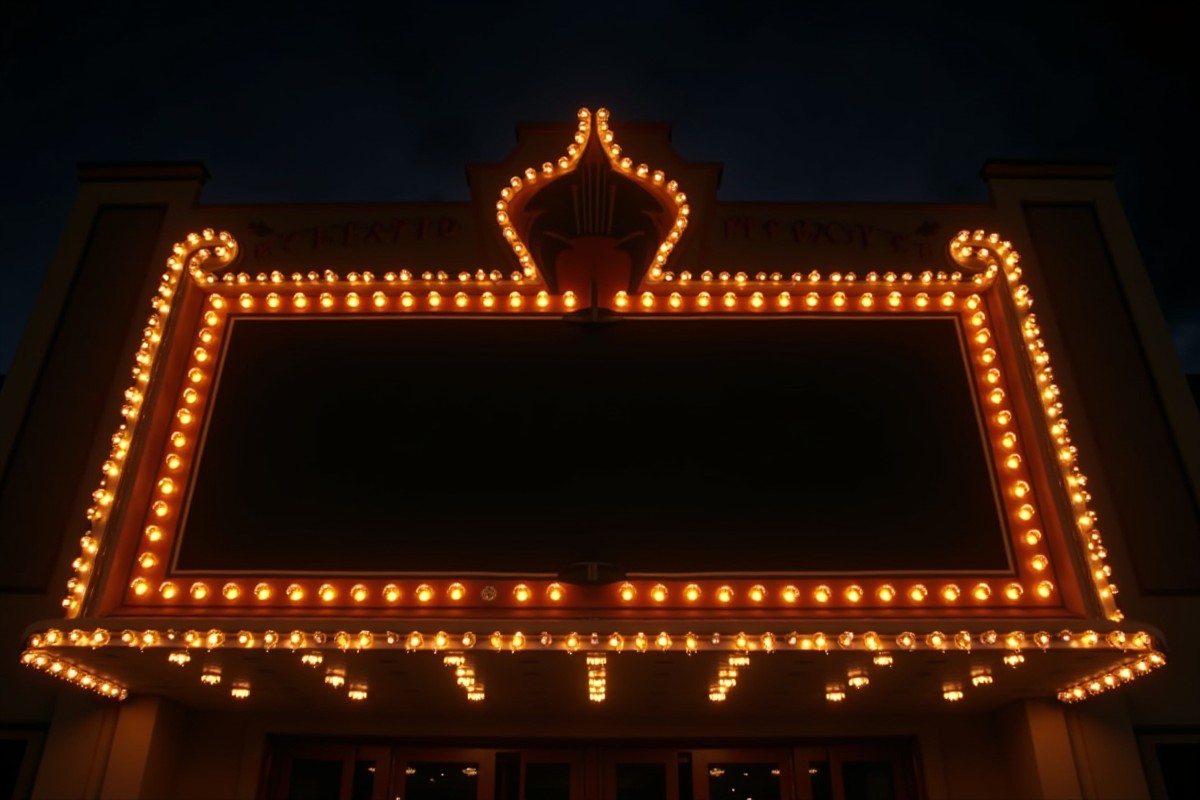 Theater-Marquee — Vorlage